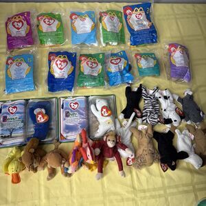 Lot of 28 Sealed McDonald’s TY Teenie Beanie Babies 2000 Vintage NEW